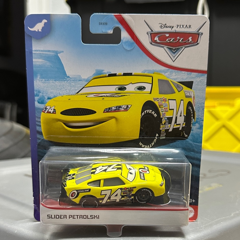 Mattel Disney Pixar Cars Slider Petrolski - Yellow